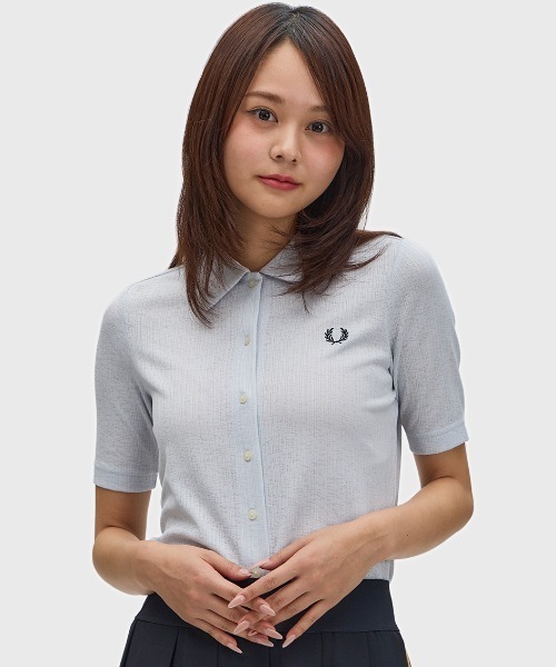 FRED PERRY（フレッドペリー） ポロシャツ ポロ Button Through Sheer
