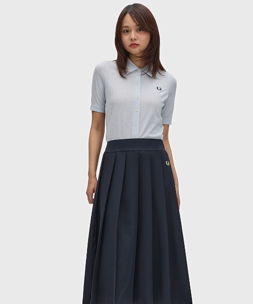 FRED PERRY（フレッドペリー） ポロシャツ ポロ Button Through Sheer
