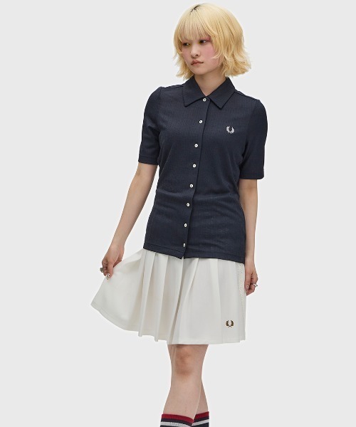 FRED PERRY（フレッドペリー） ポロシャツ ポロ Button Through Sheer