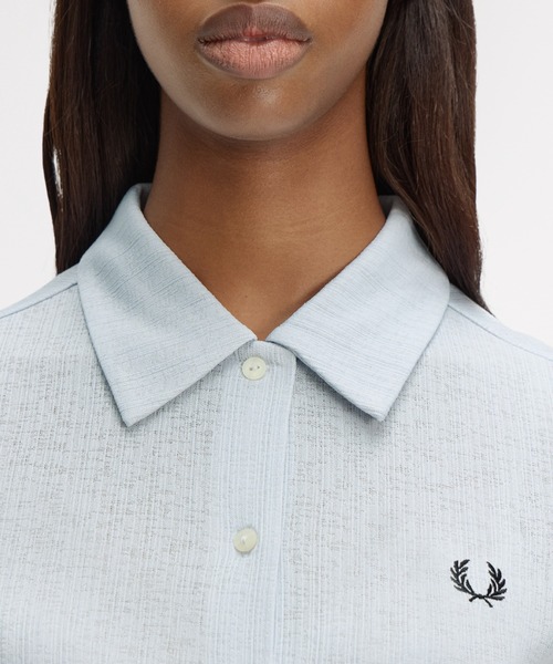 FRED PERRY（フレッドペリー） ポロシャツ ポロ Button Through Sheer