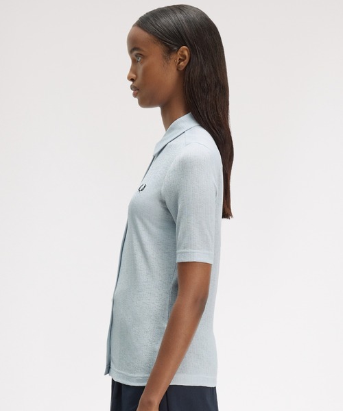 FRED PERRY（フレッドペリー） ポロシャツ ポロ Button Through Sheer