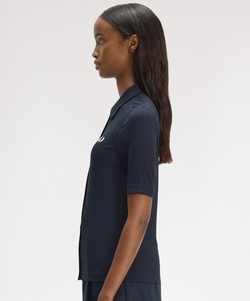 FRED PERRY（フレッドペリー） ポロシャツ ポロ Button Through Sheer