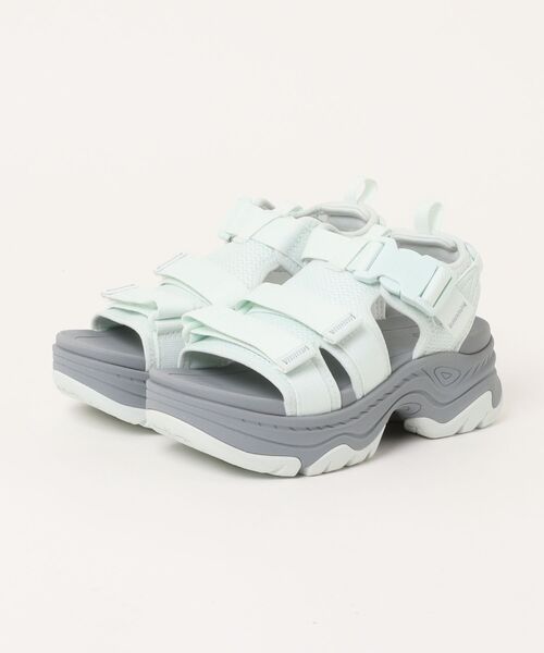 ABC-MART 厚底 サンダル TEVA テバ W HURRICANE AMPSOLE GAILA
