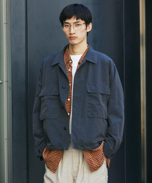 ジャーナルスタンダード　スタンドカラー　ブルゾン　L ネイビー　春　羽織 JOURNAL STANDARD（ジャーナルスタンダード） コート ジャケット