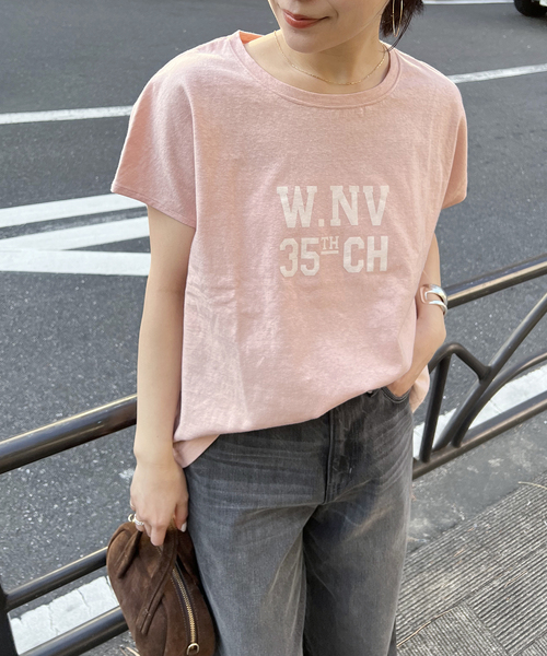 別注【RIDING HIGH/ライディングハイ】ラフィ天竺Tシャツ 新品ベージュ RIDING HIGH/ライディングハイ】ラフィテンジクTEE（Tシャツ