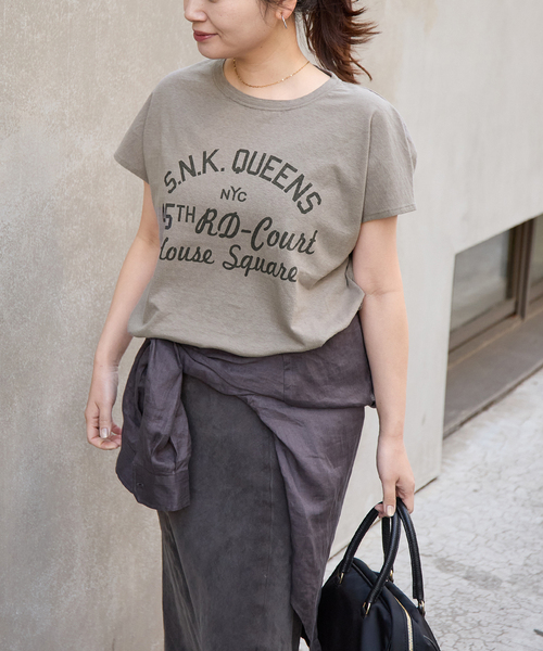 tシャツ 「RIDING HIGH/ライディングハイ」ラフィテンジクTEE レディースの画像