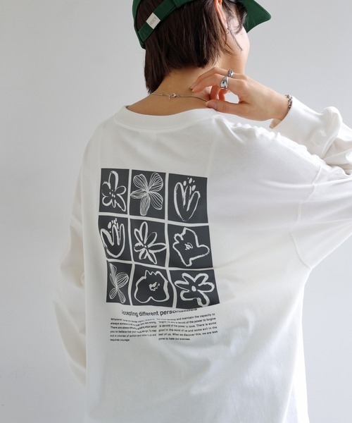 「ANME」 長袖カットソー M オートミール レディース_画像4