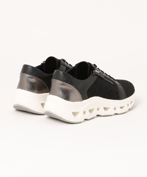 「cava cava」 ローカットスニーカー M ブラック レディース_画像2
