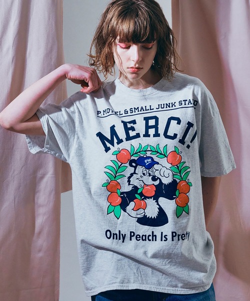 RNA（アールエヌエー） tシャツ 半袖 M2682 PINKMOTEL モモクマ