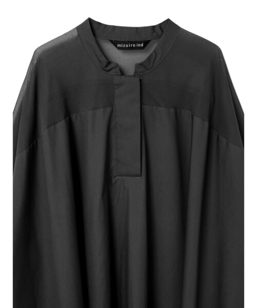 ワンピース mizuiro ind シアーショルダーワンピースの画像