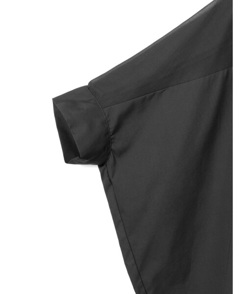 ワンピース mizuiro ind シアーショルダーワンピースの画像