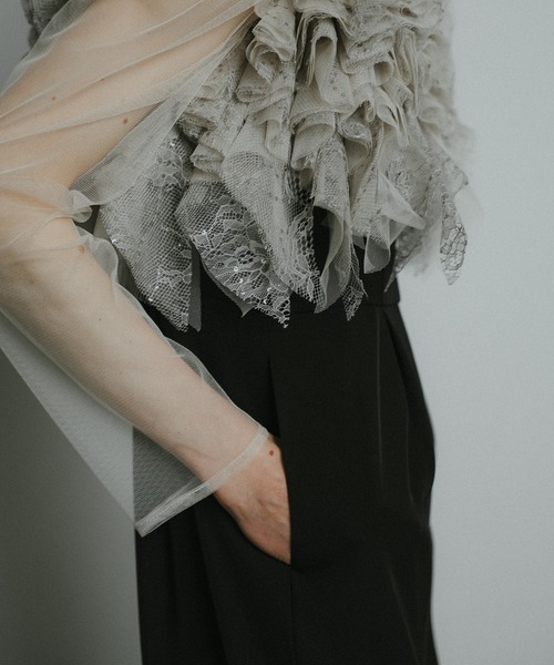 et.UNiVER パンツドレス Noir glitter pants set : ZOZOTOWN Yahoo!店