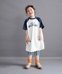 ワンピース 「WEB限定/DRC」ラグラン半袖...の詳細画像1