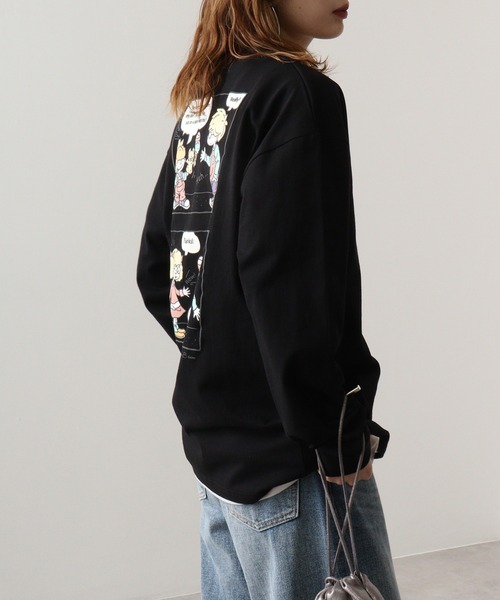 「A.T,C in the attic homme」 長袖Tシャツ M ブラック メンズ_画像5