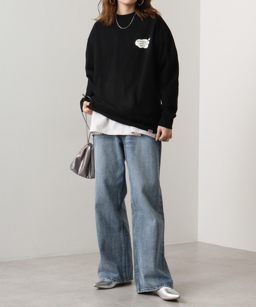 「A.T,C in the attic homme」 長袖Tシャツ M ブラック メンズ_画像6
