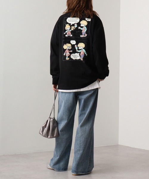 「A.T,C in the attic homme」 長袖Tシャツ M ブラック メンズ_画像7