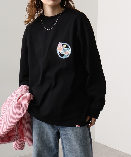 「A.T,C in the attic homme」 長袖Tシャツ M ブラック メンズ_画像8