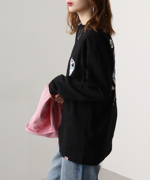 「A.T,C in the attic homme」 長袖Tシャツ M ブラック メンズ_画像9