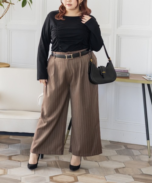 「CLETTE」 パンツ LL グレー レディース_画像5