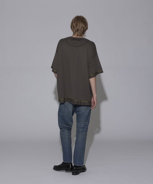 tシャツ 「FACETASM」CURVY SLIT BIG TEE / 4カラー 「MYK-TEE-01」 メンズの画像