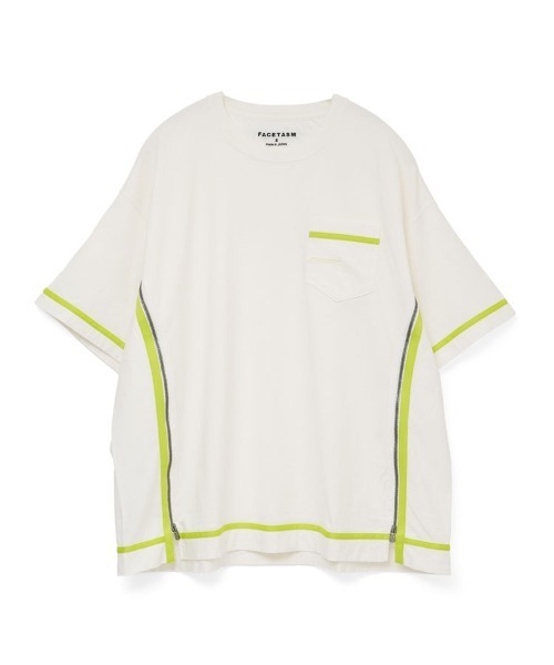 tシャツ 「FACETASM」CURVY SLIT BIG TEE / 4カラー 「MYK-TEE-01」 メンズの画像