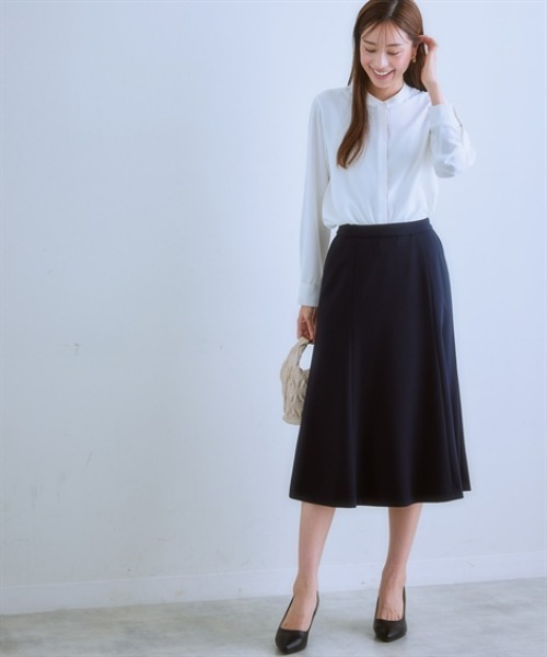 7days Life Styling スカートスーツ LL ブラック レディース