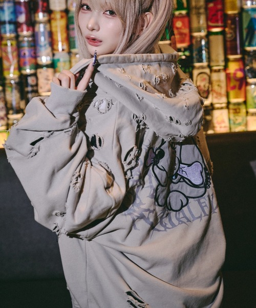 GALFY（ガルフィー） パーカー 「GALFY」大ダメージパーカー