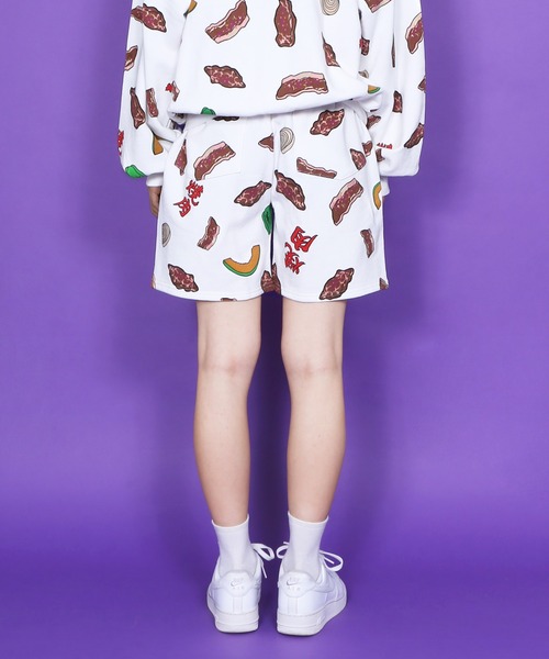 「PUNYUS」 ショートパンツ 1 ブラウン レディース_画像4