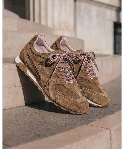 未使用 ASHアッシュB'2ndコラボ ビンテージ加工スニーカー 37(23.5 ASH（アッシュ） スニーカー アッシュ「KASAR」ビンテージ加工