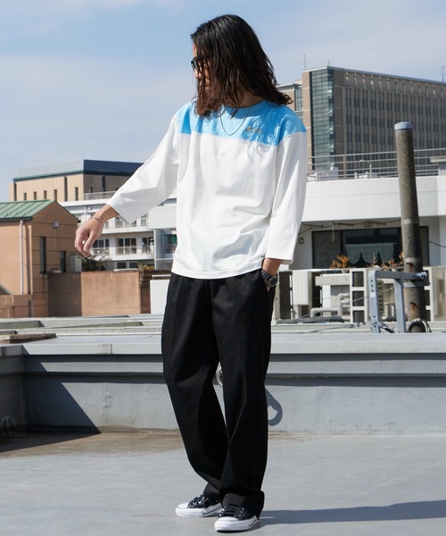 「WP WESTPOINT」 7分袖Tシャツ S ホワイト系その他 メンズ_画像2
