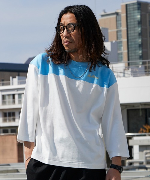 「WP WESTPOINT」 7分袖Tシャツ S ホワイト系その他 メンズ_画像4