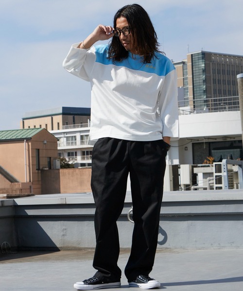「WP WESTPOINT」 7分袖Tシャツ S ホワイト系その他 メンズ_画像7