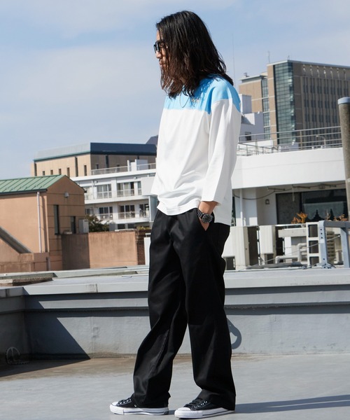 「WP WESTPOINT」 7分袖Tシャツ S ホワイト系その他 メンズ_画像9