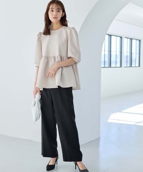 「fifth」 半袖ブラウス M ベージュ レディース_画像5