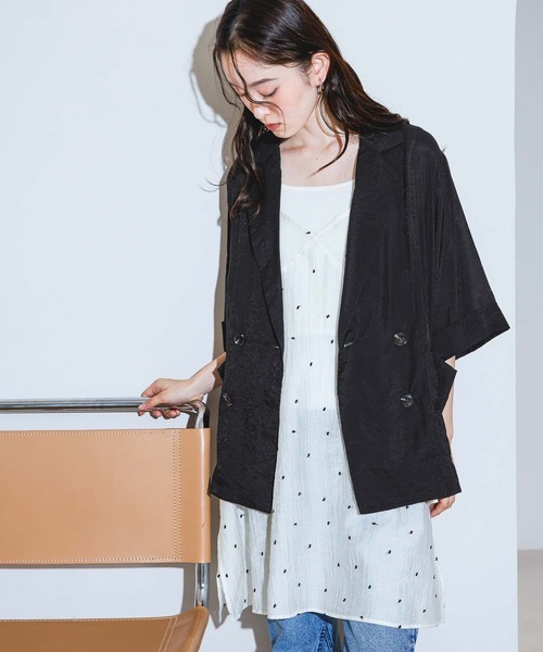 LAKOLE（ラコレ） ジャケット テーラードジャケット シアーダブル