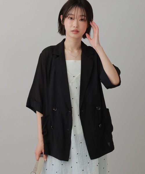 LAKOLE（ラコレ） ジャケット テーラードジャケット シアーダブル