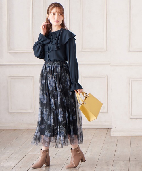 「alotta」 長袖ブラウス L ライラック レディース_画像3