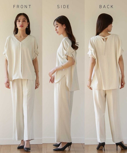 「Emilyan」 パンツ M サックスブルー レディース_画像9