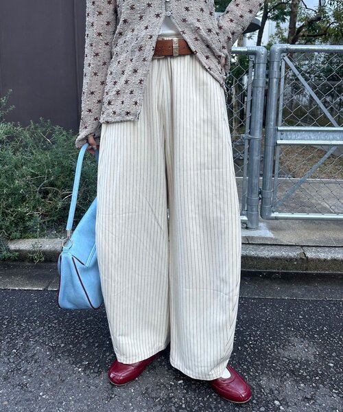 「CIAOPANIC」 スラックス LARGE ネイビー レディース_画像3
