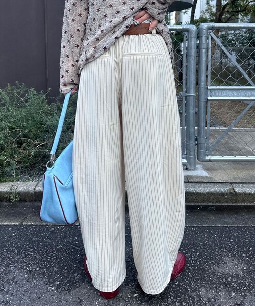 「CIAOPANIC」 スラックス LARGE ネイビー レディース_画像7