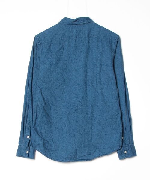 「SHIPS GENERAL SUPPLY」 長袖シャツ SMALL ブルー メンズ_画像2