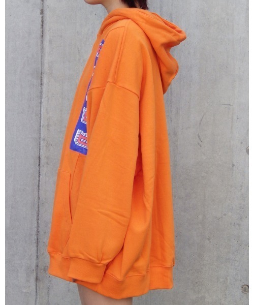 パーカー 「Re:one」90s STDED ORANGE HOODIE(MA) レディース メンズ | VIBGYOR Women | 16