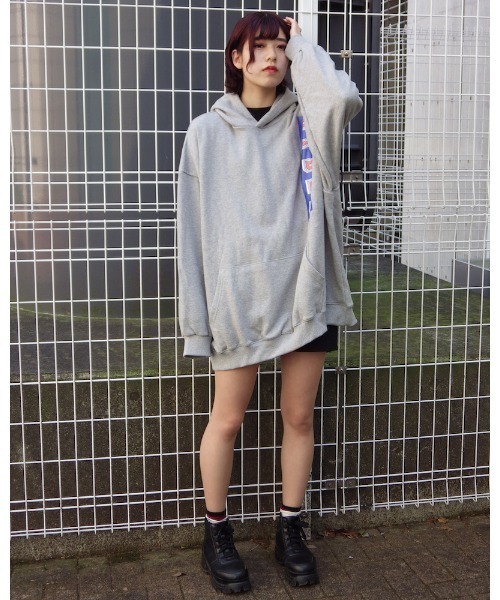 パーカー 「Re:one」90s STDED ORANGE HOODIE(MA) レディース メンズ | VIBGYOR Women | 21
