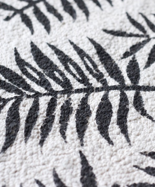 a.depeche ラグ ラグマット roll tufted rug 2117 black LEAF a.depeche ラグ ラグマット roll tufted rug 2117 black LEAF