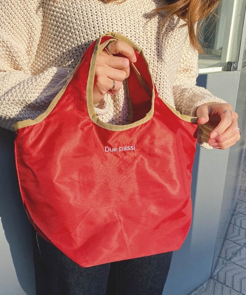 Fashion Letter エコバッグ 保冷保温コンパクトエコバッグ