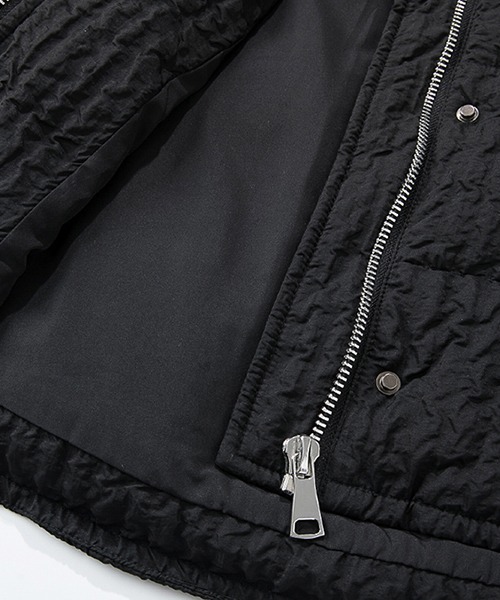 つのディテ⋜ ダウン processing high neck dawn jacket ZOZOTOWN PayPayモール店 - 通販 - PayPayモール ダウンジャケット Pucker ≗ーサイジン