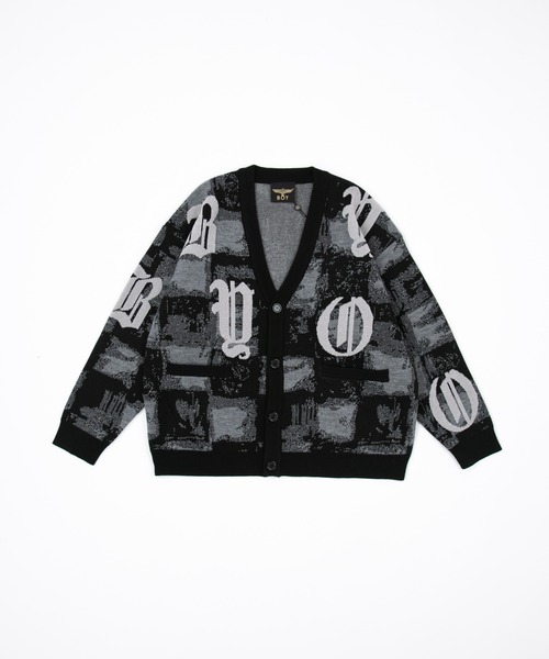 BOY LONDON ボーイロンドン カーディガン BOY LONDON カーディガン 「BOY LONDON」MOSAIC PATTERNED KNIT