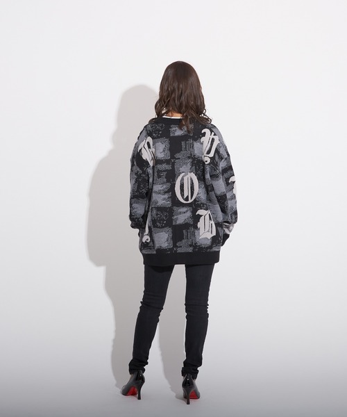 BOY LONDON カーディガン 「BOY LONDON」MOSAIC PATTERNED KNIT