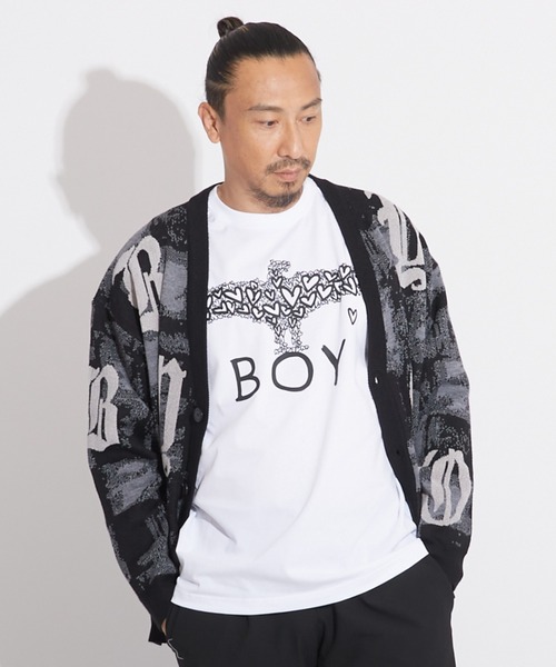 BOY LONDON カーディガン 「BOY LONDON」MOSAIC PATTERNED KNIT