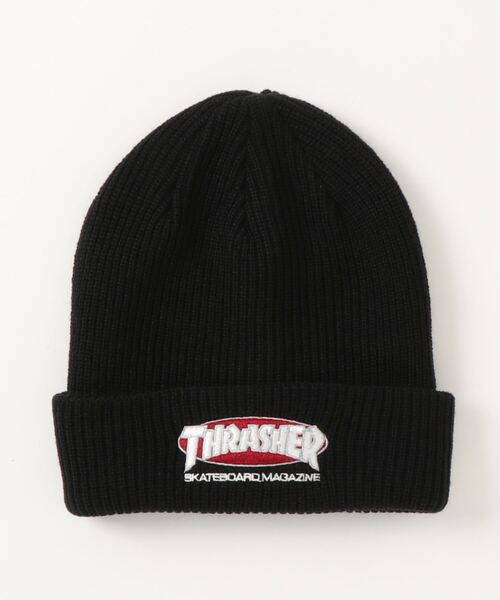 THRASHER（スラッシャー） ニット帽 ニットキャップ OVAL MAG ACRYLIC